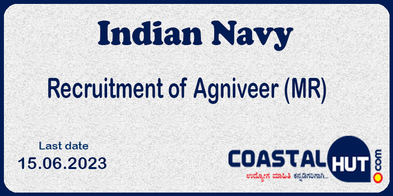 Join Indian Navy – Recruitment of Agniveer (MR)